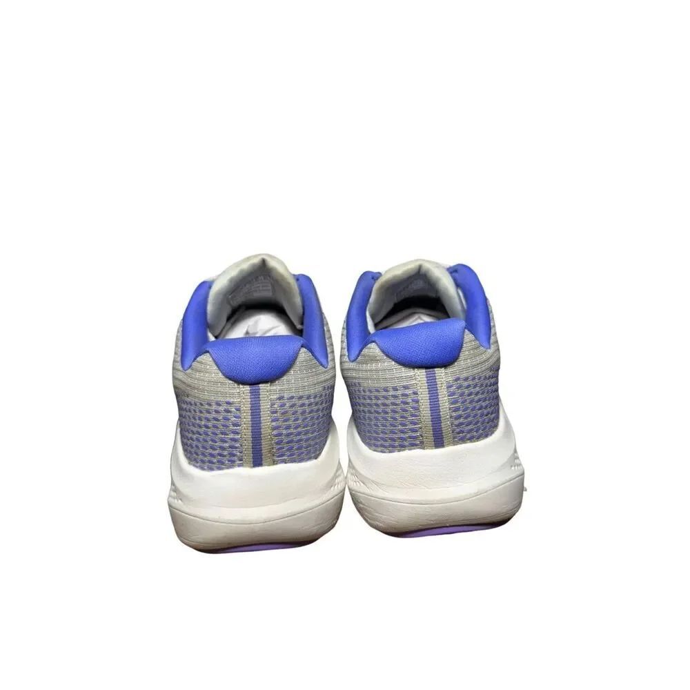 Skechers GORun Mesh Trainer in Gray & Purple Accent size 8 - Picture 4 of 6